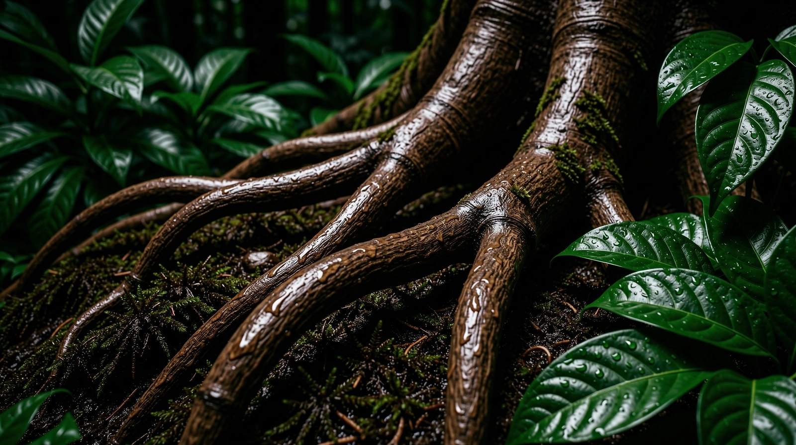 Botanical detail of Indonesian flora
